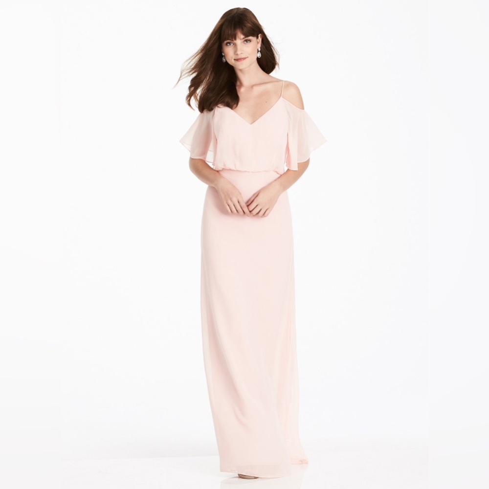 After Six Blush‎ Cold-Shoulder Maxi Dress